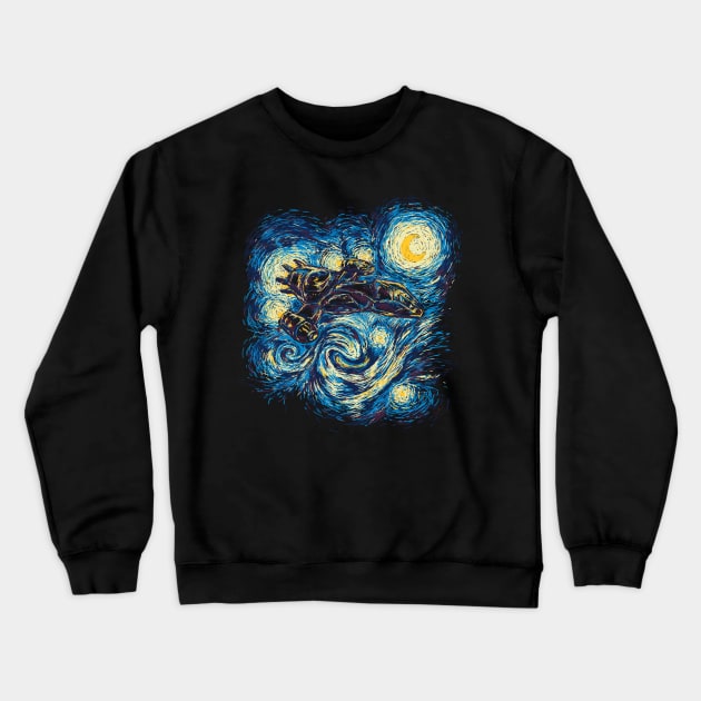 Starry Flight of Serenity Crewneck Sweatshirt by girardin27